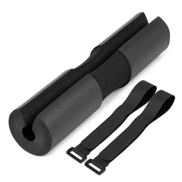 แผ่นรองบาร์เบลพร้อมสายรัด แผ่นรองยกน้ำหนัก