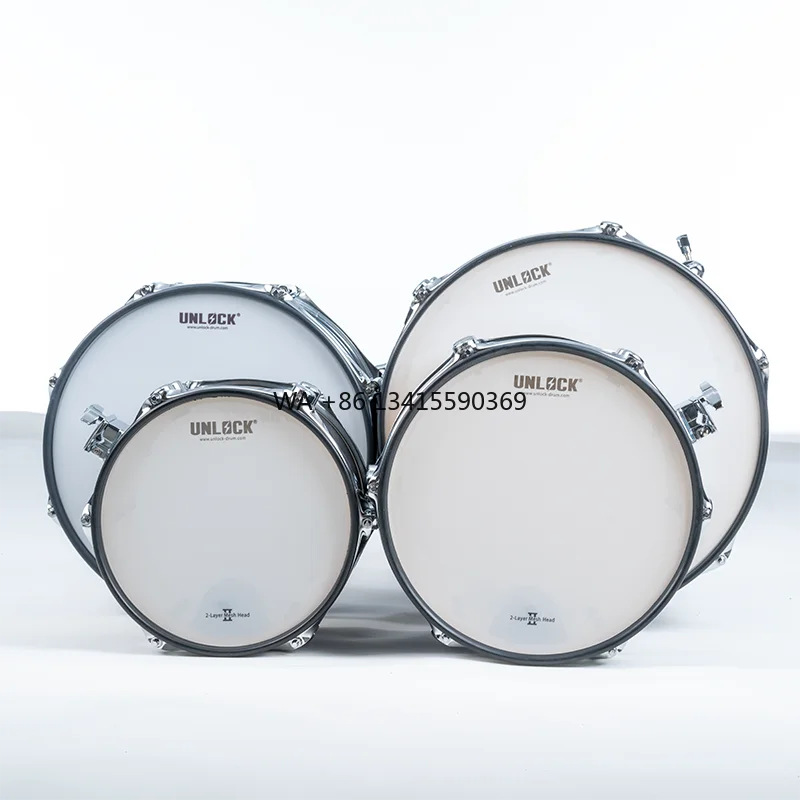 

Drum Rubber Rim Set 10-12-14-16 " Gray Duty Replacement Parts Compatible Roland Alesis Drum Head Percussion Accessories