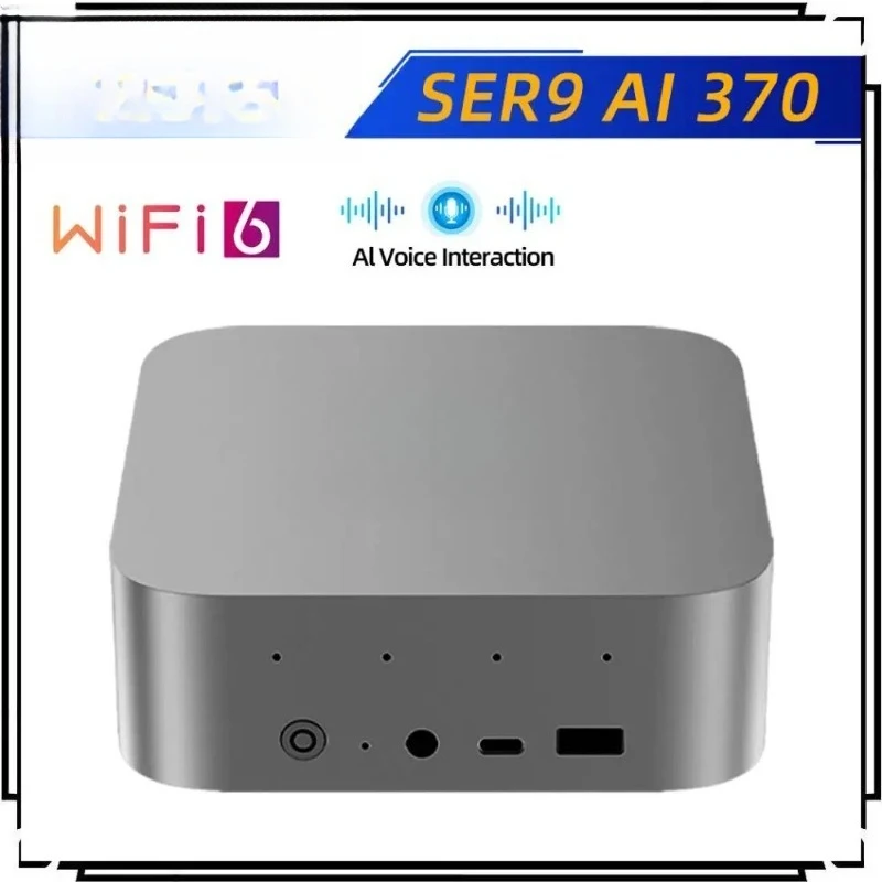 64 ГБ 32 ГБ 1T 2 ТБ NVME PCIe4.0 SSD Настольный компьютер elink SER9 DDR5 Мини-игровой ПК AI 9 HX370 Мощный ПК с искусственным интеллектом VS SER 8