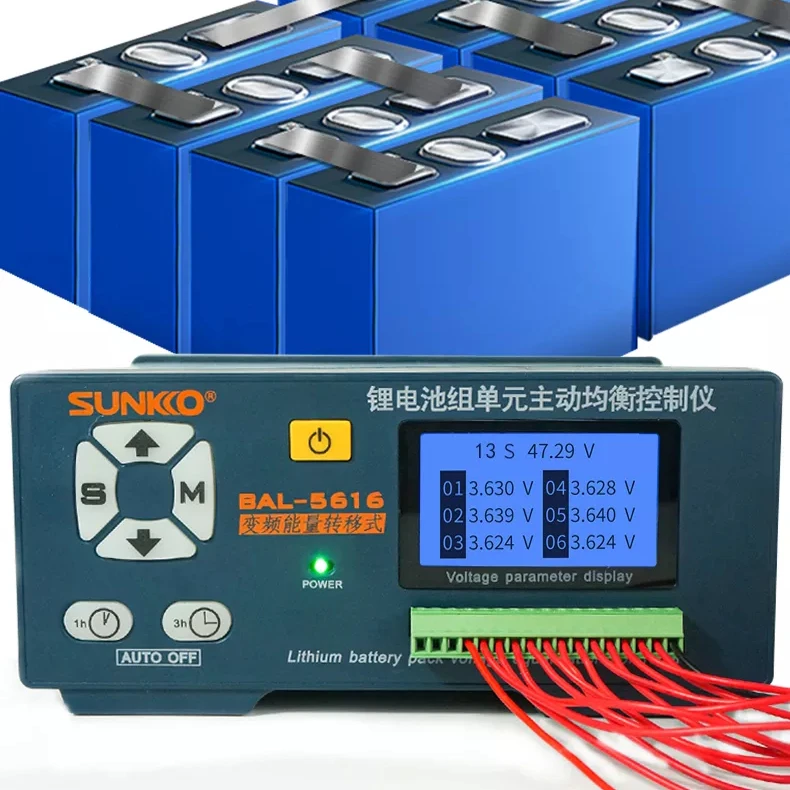 BAL-5616 2S to 16S 5A Lithium Lifepo4 battery pack voltage difference analytical equalizer