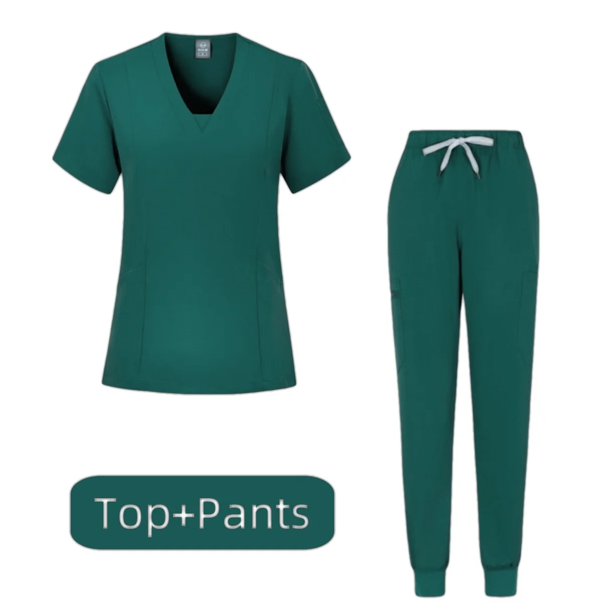 Sala de cirurgia Uniforme Médico Scrubs, Hospital Trabalhando Scrub Set Supplies, Enfermeira Dental Terno, Jogger Workwear, Atacado