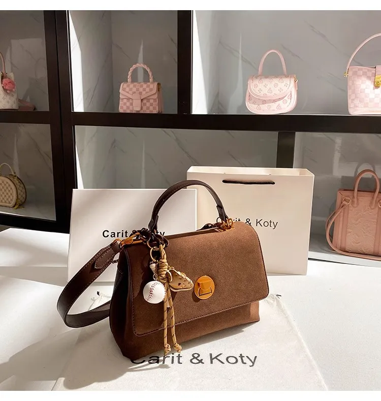 Autumn Winter Fashion Velvet Square Bag High Quality Tote Bag Women Handbag Lady Purse Female Casual Bag Shoulder Crossbody Bag