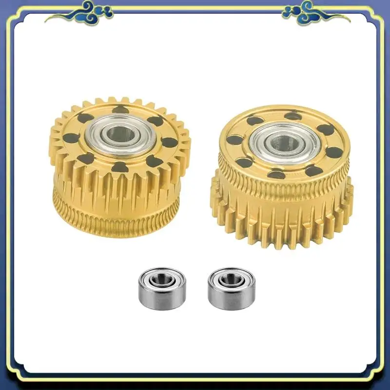 

A86P-For K2 Plus Upgrade Extruder Gear Kit Xirbbo Upgrade Gears Kit 3D Printer Accessories Parts Metal Filament Drive Extruder G