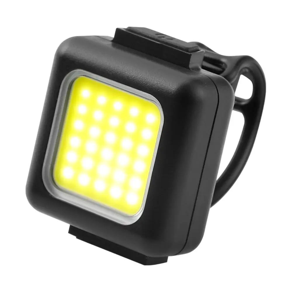 2pcs USB Rechargeable Mountain Bike Light Super Bright Easy Mount Bicycle Light Combination Waterproof Light Lamp Bead