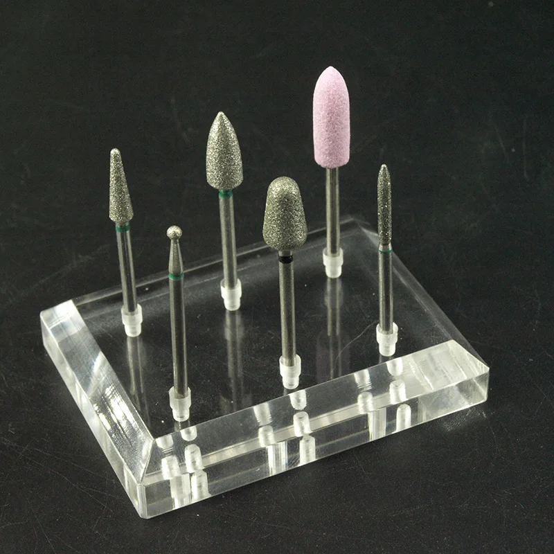 EasyNail~6 Typów Frezów Diamentowych do Paznokci, Frezarka, Pilniki do Paznokci, Elektryczna Frezarka do Paznokci, Akcesoria do Urządzenia do Manicure, Okrągłe