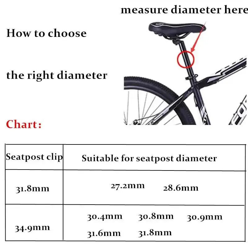 Road Bike Aluminum Ultralight 31.8/34.9mm Quick Release Bicycle Seat Post Clamp BIKE SEAT PILLAR QUICK RELEASE