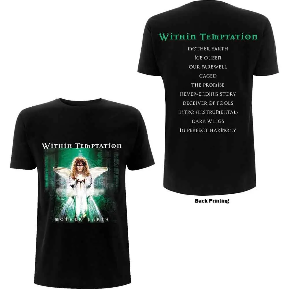 Within Temptation Mother Earth T Shirt Black New