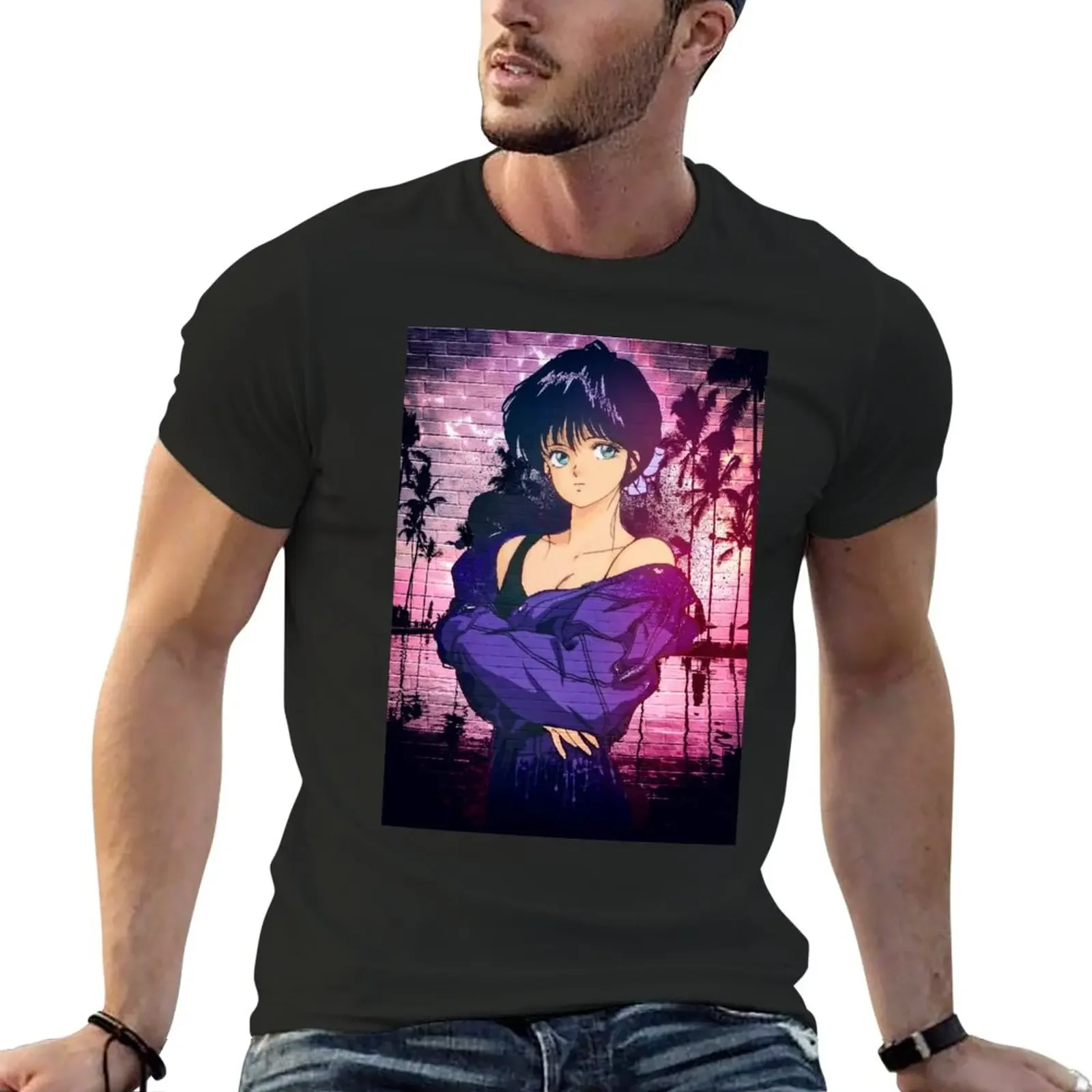 

New kimagure orange road madoka T-Shirt korean fashion sublime t shirt Men's t-shirt new in tops & tees vintage Informal Outfits