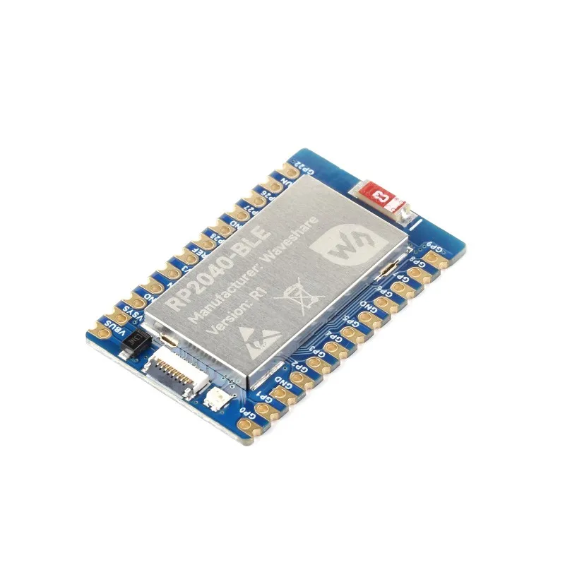 

Waveshare RP2040-BLE Development Board, Raspberry Pi Microcontroller Development Board, Based On RP2040