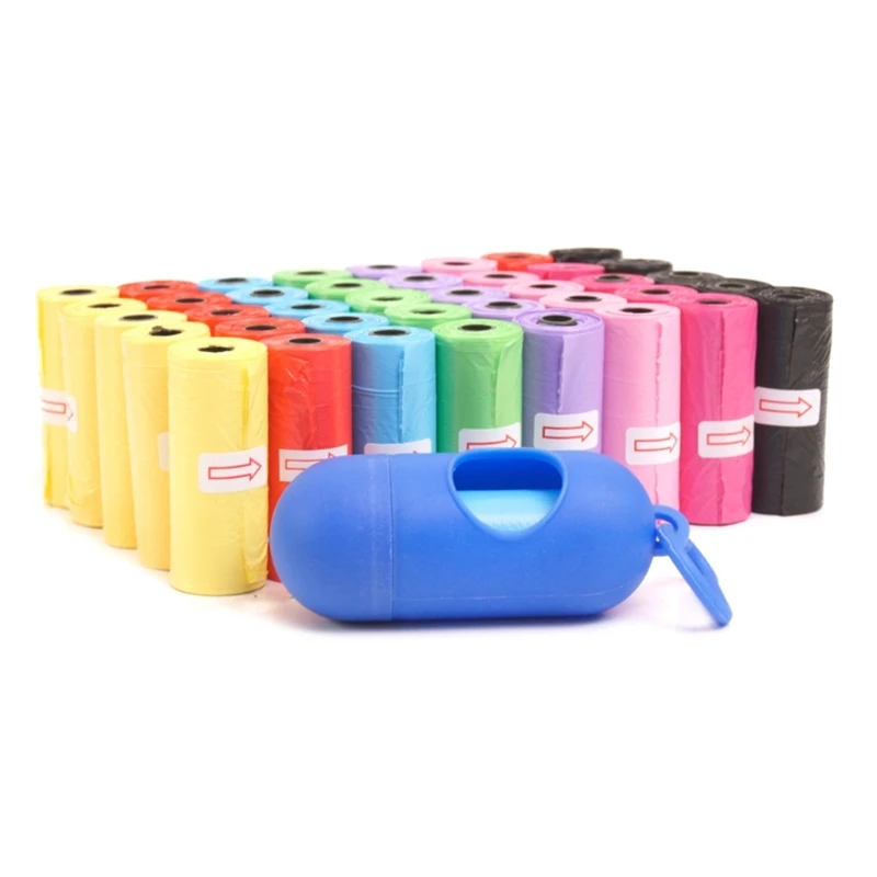 Portable Dog Poop Bag Holder Pick Up Pet Poop Bag Dispenser Waste Cleaning Tool Dropship