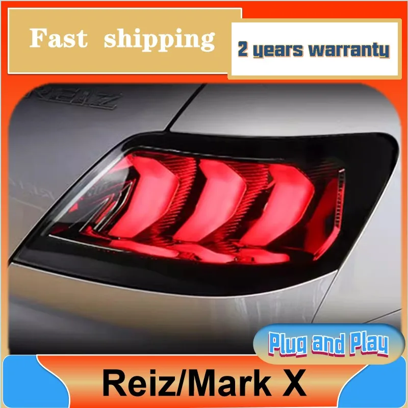 

Car Styling for Toyota Mark X Tail Lights 2005-2009 Reiz Taillight Rear DRL Brake Turn Signal Fog Reversing