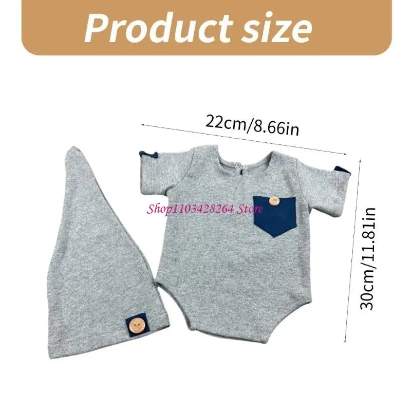 رومبير للأطفال مع قبعة معقودة متطابقة مع دعامات لالتقاط الصور للاحتفال بعيد الميلاد #6