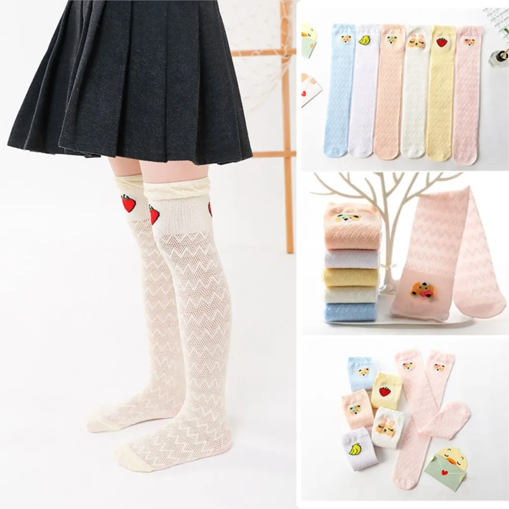 Baby stockings summer thin section cotton socks children during over-the-knee sock baby girls anti-mosquito socks