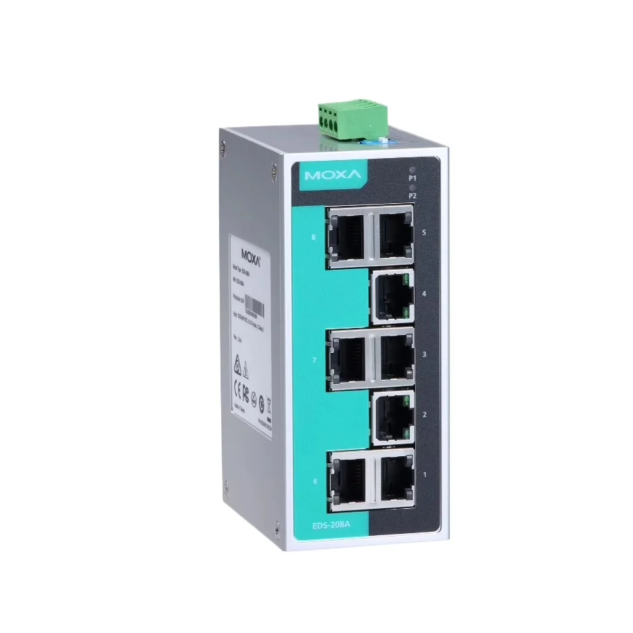 

Промышленный 8-портовый Ethernet-коммутатор MOXA EDS-208A, оригинал