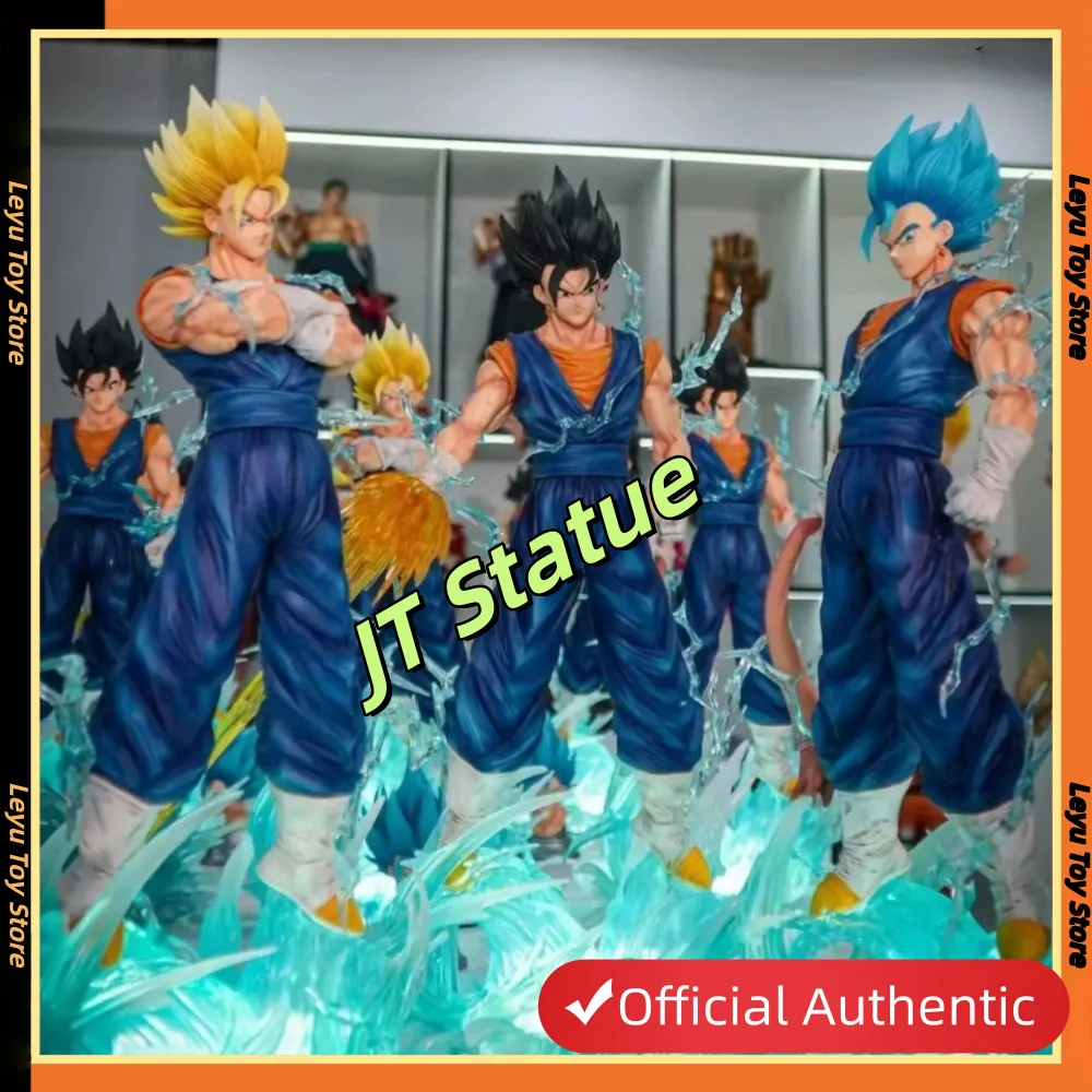 

38 см/14,96 дюйма статуя Jt Dragon Ball Z аниме фигурки Vegetto фигурки героев 3 головки заменить Super Saiyan фигурка игрушки подарки