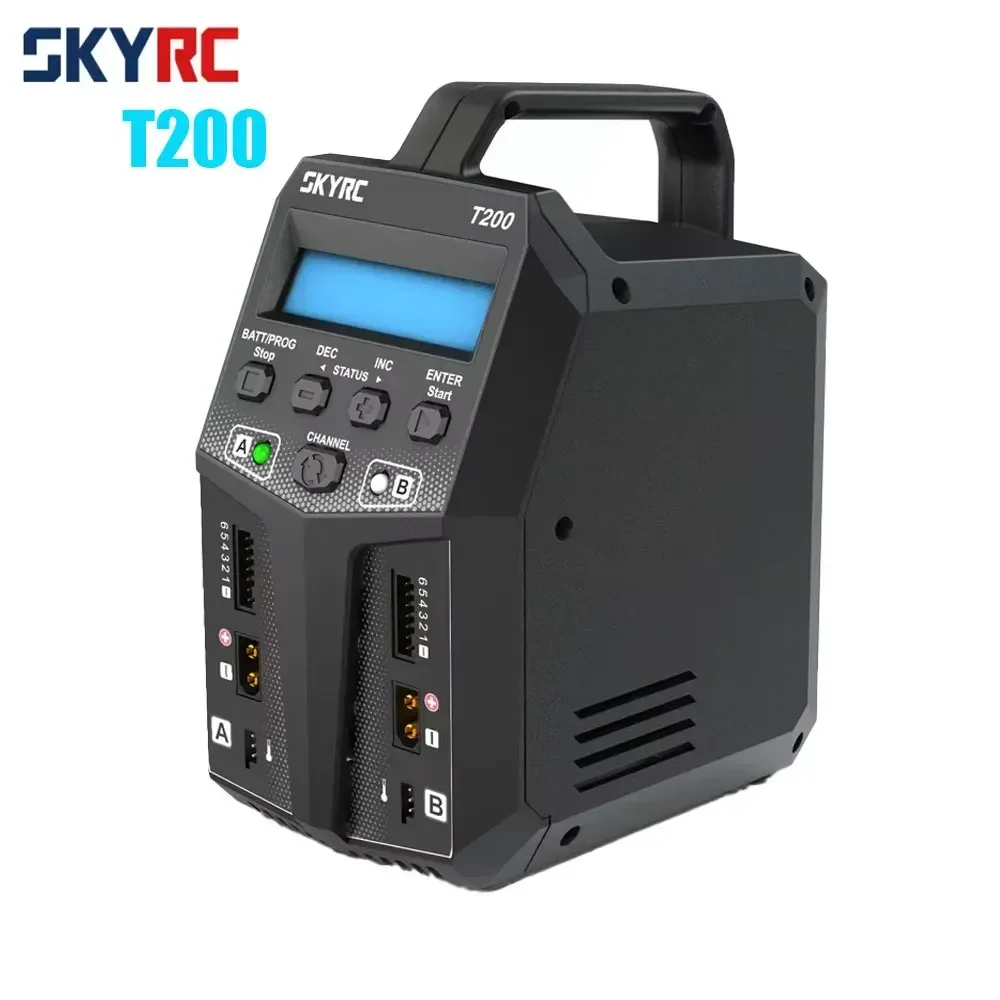 SKYRC T200 2X100W 12A AC/DC DUAL Battery Balance Charger for 1-6S Lipo/LiHV/LiFe/LiIon Battery