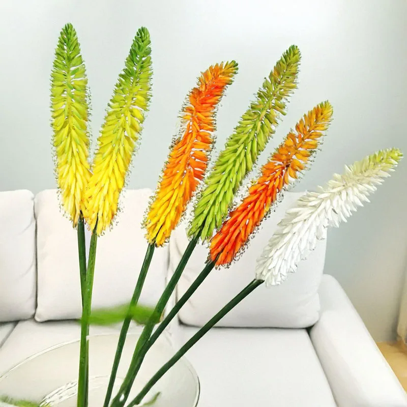 86CM Künstliche Fackel Blume Micro Landschaft Hause Dekoration Blumenarrangement Einkaufszentrum Schönheit Dekoration Aloe Vera Blume