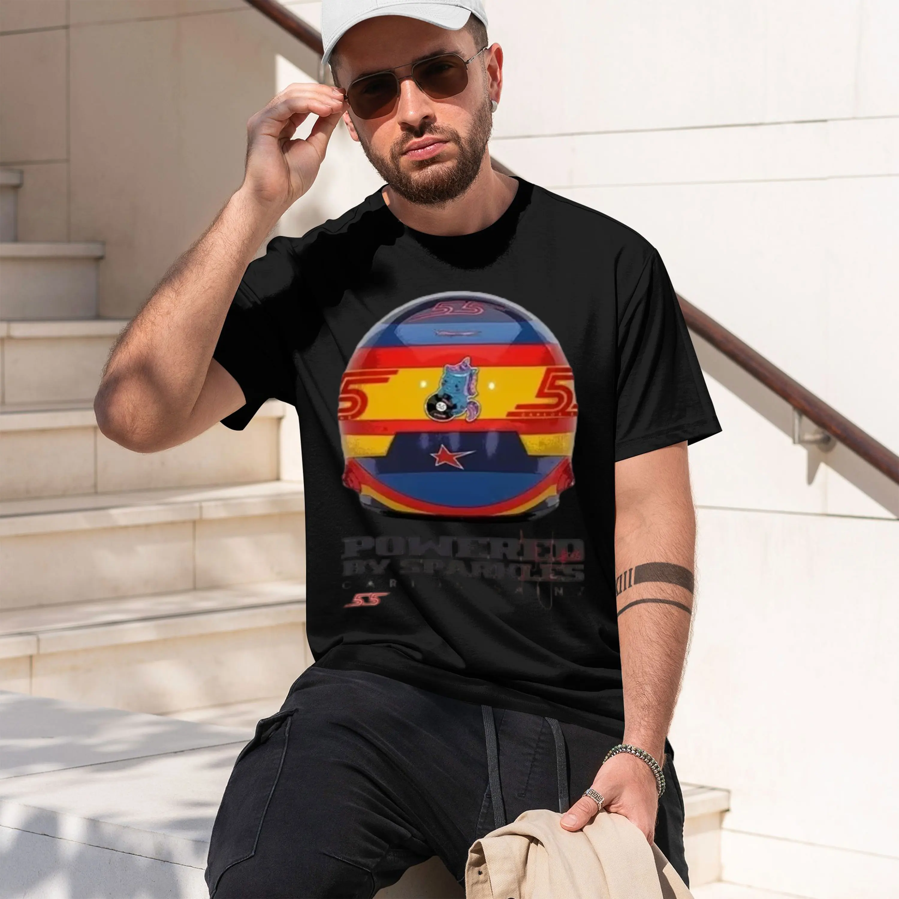 2026 New Model Atlian Williams Racing Powered By Sparkles Carlos Sainz T-shirts