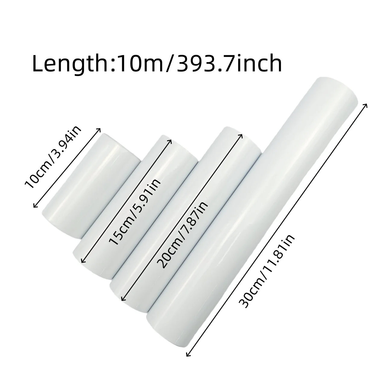 1PC 10M Glossy Pearl White Renovation Stickers PVC Self-Adhesive Glass Wallpaper Home Decor Cupboard Refurbish Wallpaper