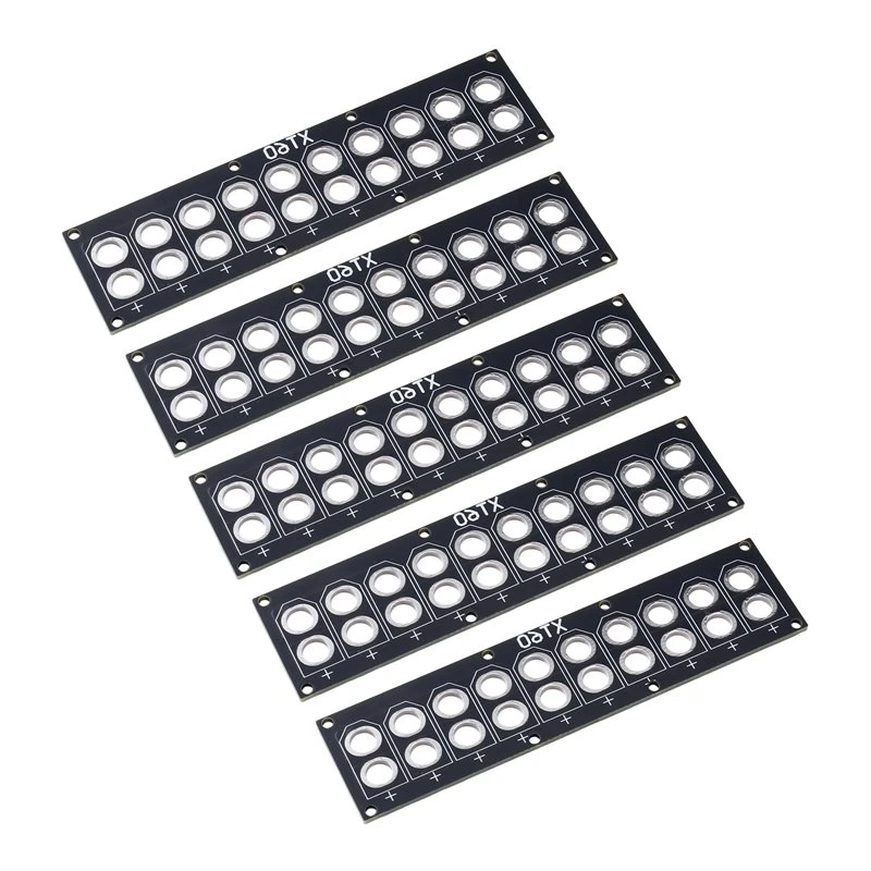 M01K For FPV Drone Airplane Compatible 10Port PCB Welding Distribution Board 5PCS For XT60 Parallel Charging Plate Lipo Battery