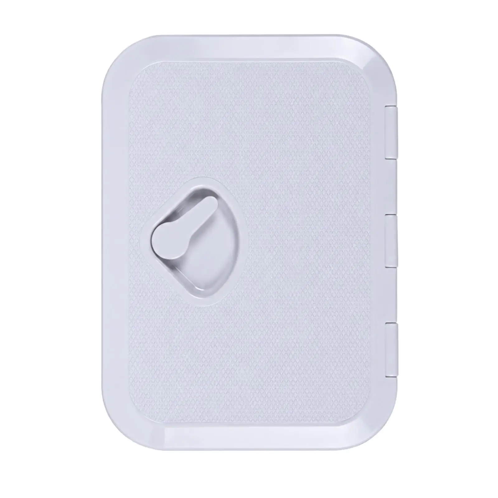 ABS Boat Deck Hatch Cover with Hinges for Marine Yacht Storage Access Lid Textured Rounded Corner Design view 2