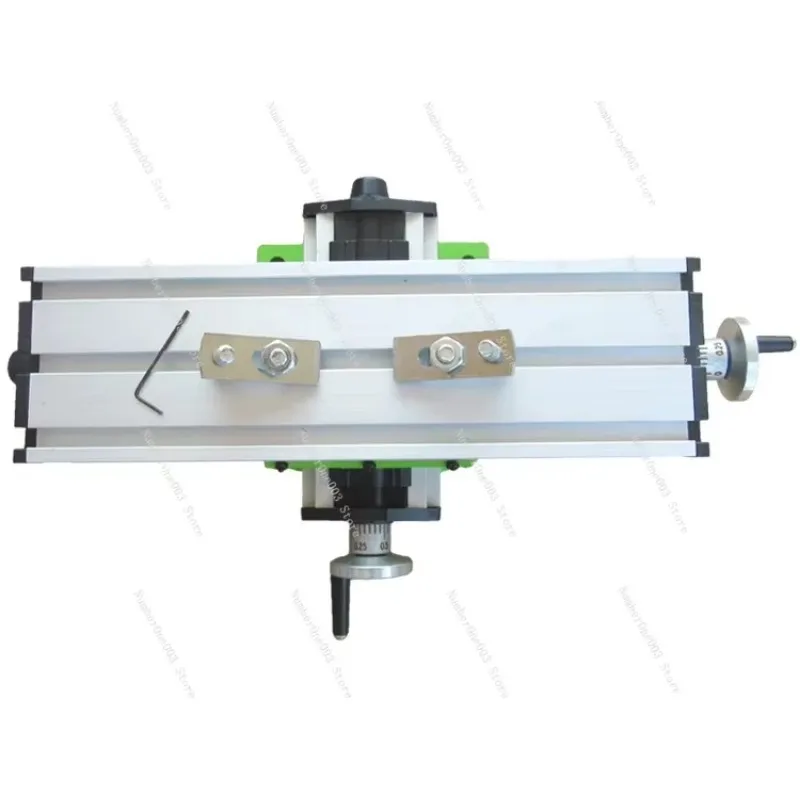 310 * 90mm BG6300 mini multifunction Bench cross-slide milling, drilling table stand aluminum alloy precision 0.05mm