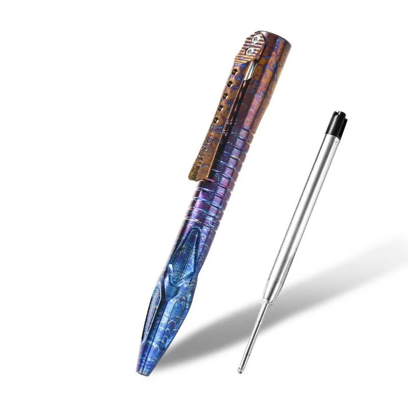 Titanium Alloy Tactical PenG2 Refill Writing Window Breaker  Business Signature Pen Outdoor EDC Tool Gift for Men Women