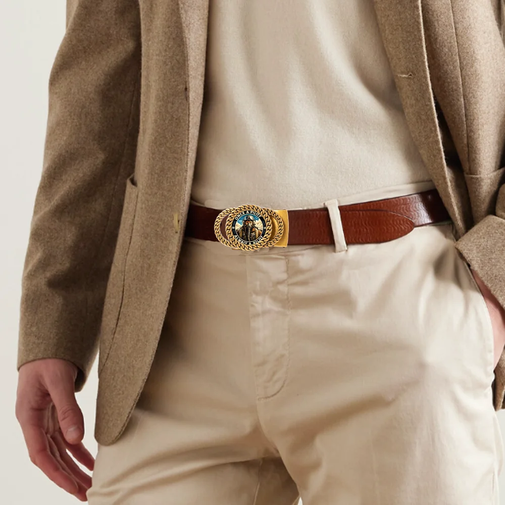 إكسسوار خصر مخصص بإبزيم بسقاطة أوتوماتيكي من بايلوت، أفضل هدية للمحاربين القدامى