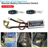 Car Battery Disconnect Switch 500A 12V Isolator Main Switch Universal with Wireless Remote Control Leak proof Main Power Switch