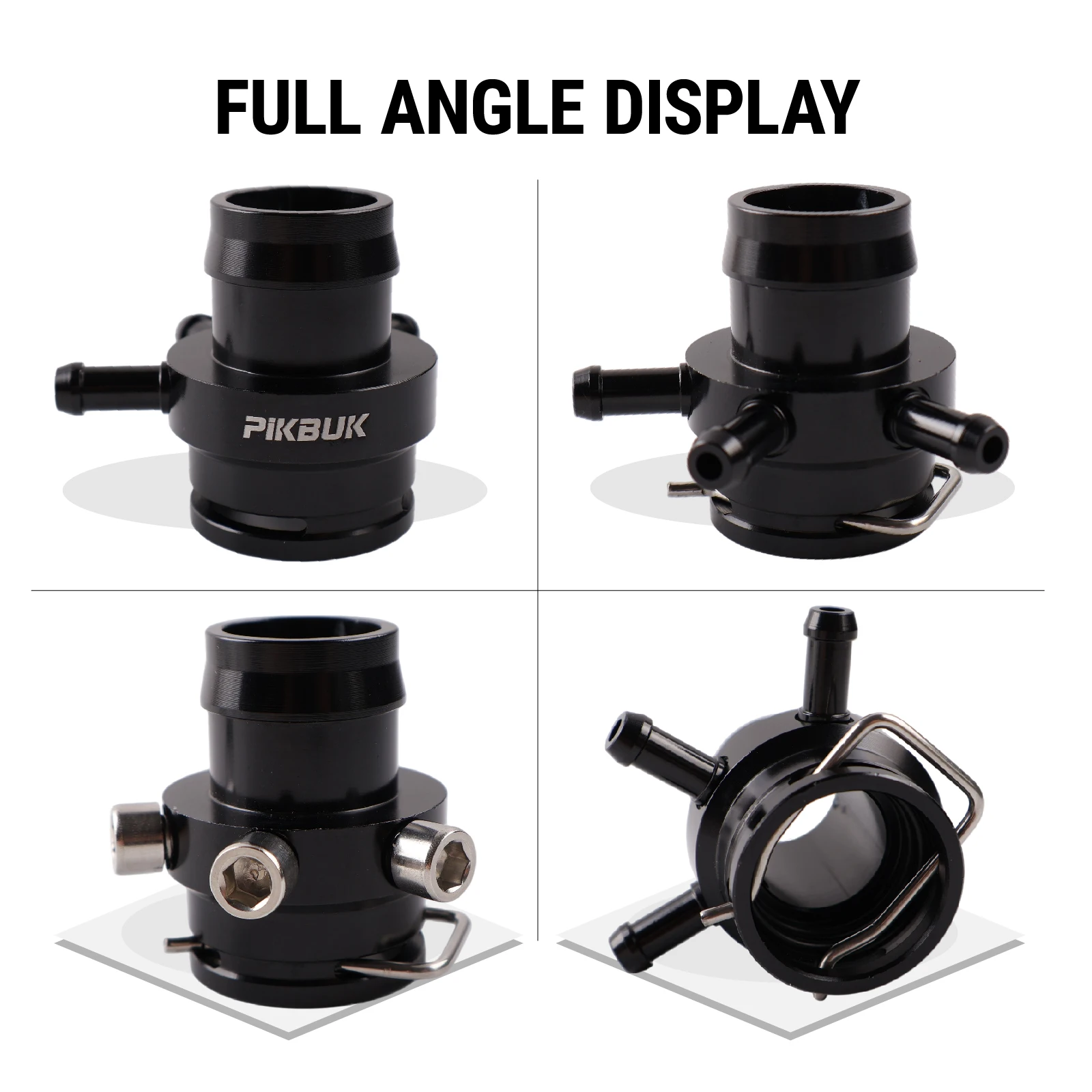 PIKBUK Aluminum Auto Turbo Boost Gauge Tap Adaptor For VW GOLF MK6 AUDI A3 4 TT Leon 1.8 2.0TSI EA888 2gen 1.8t 2.0t Engine