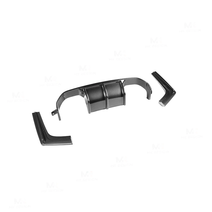 

Carbon Fiber V Style Rear Diffuser Bumper Lip Splitters for 2015-2019 BMW F80 M3 F82 F83 M4 Rear Lip Bumper Diffuser Auto Parts
