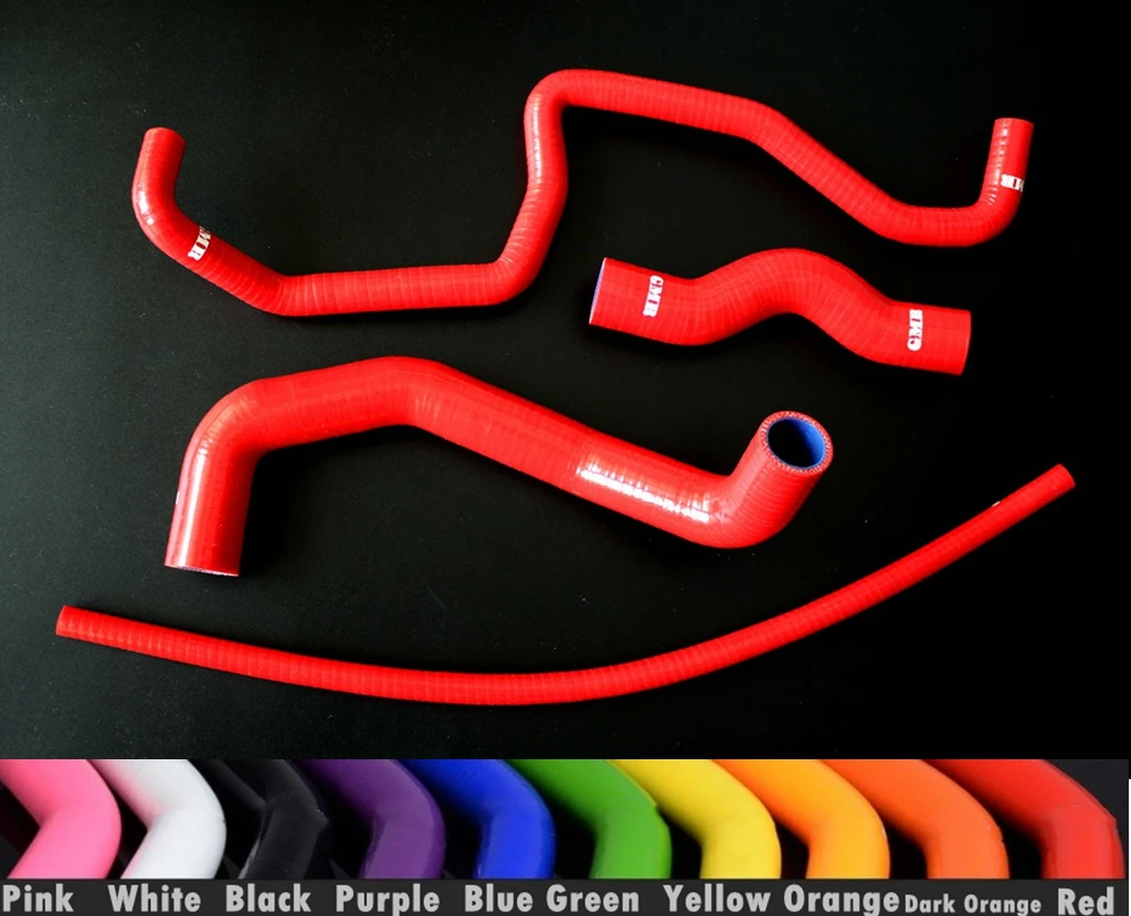 

GMR Silicone Radiator Coolant Hose Kit Fit 2003-2007Infiniti V35 G35 Nissan 350Z VQ35DE RED BLUE UPPER & lOWER