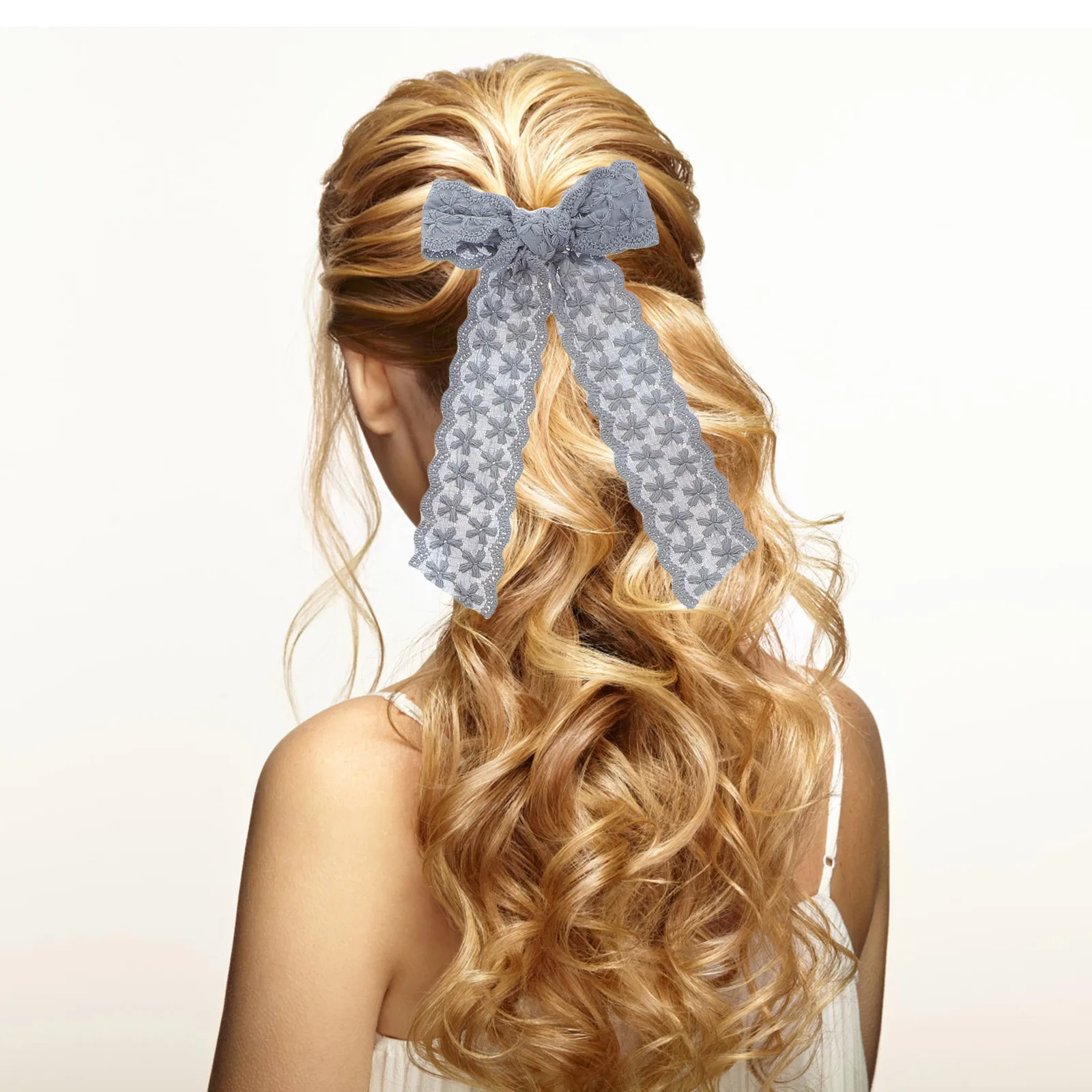 

10 Pcs Classic Style Hair Clips Long Bow Cute Hair Accessories For Women And Girls Stylish Decorative Bows