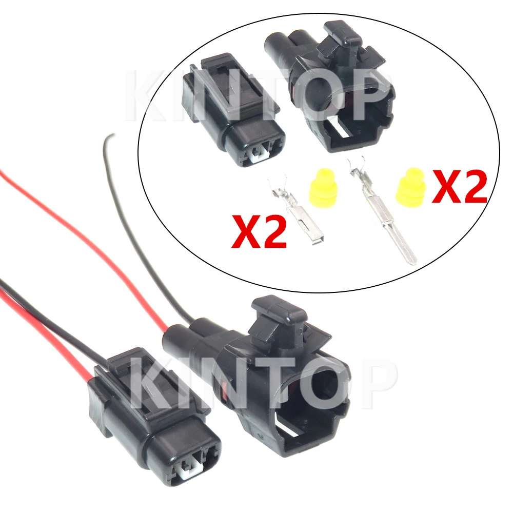 1 Set 2 Pins 6188-0098 6189-0176 Car Fog Lamp Turn Lights ABS Sensor Tail Light AC Assembly Plug For Toyota Nissan 6189-0429