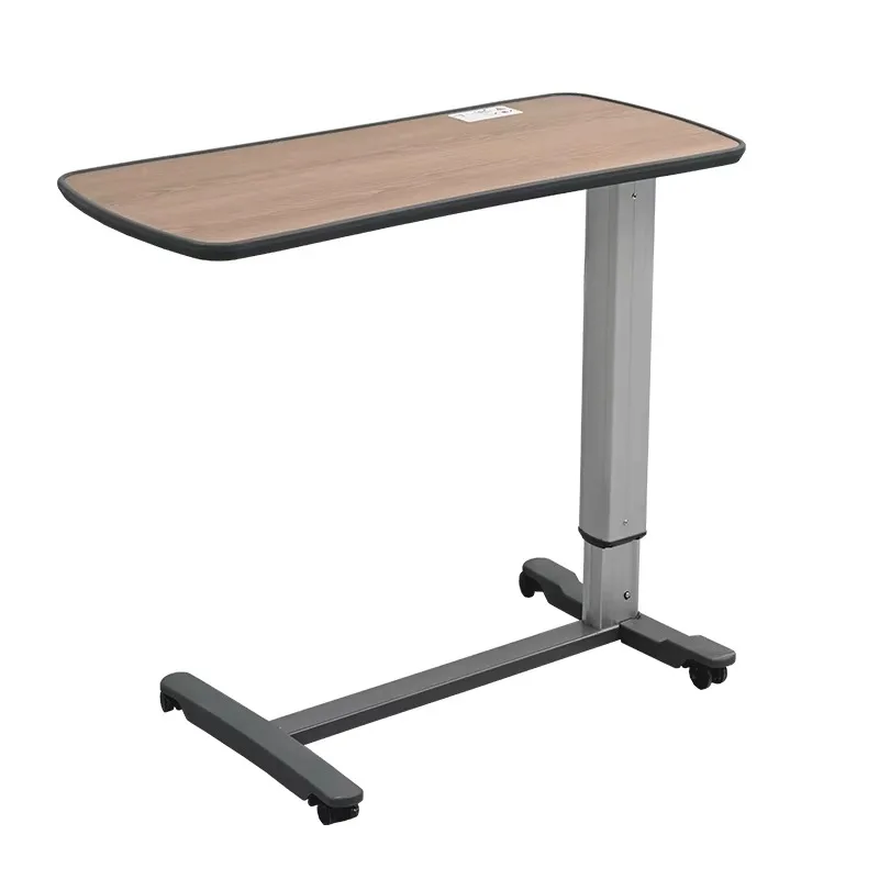 طاولة السرير الطبية فوق السرير للمستشفى مع عجلات قابلة للتعديل #2