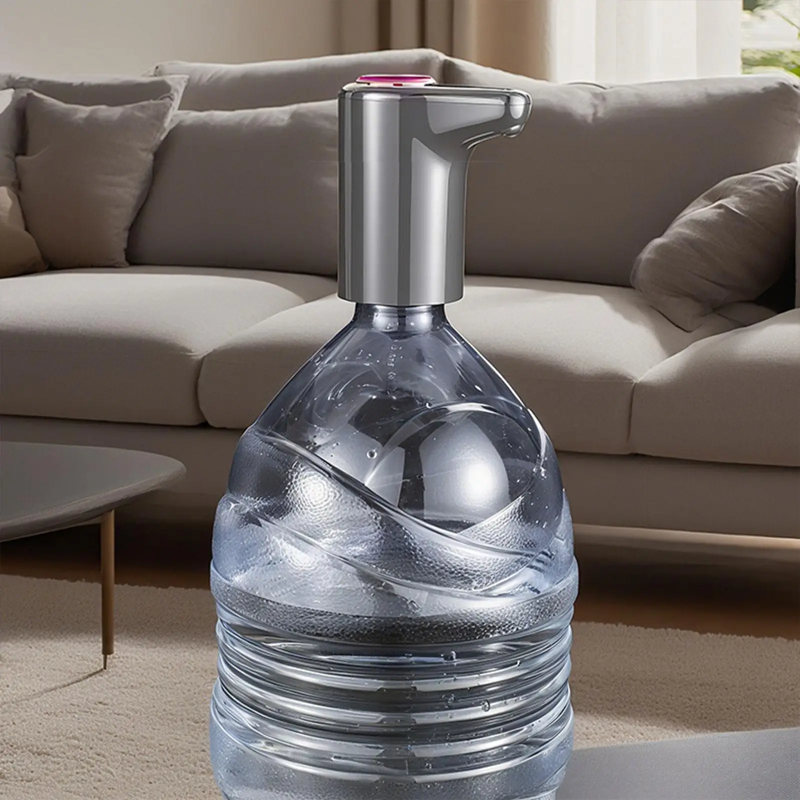 

Насос для питьевой воды, USB-зарядка, диспенсер для воды для охладителя воды, ЖК-дисплей, насос для питьевой машины для кемпинга, дома на колесах, студийной поездки