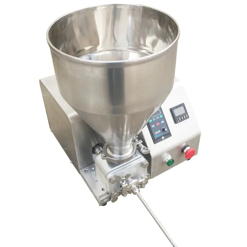 Donut Jam Injektionsmaschine Brassen Creme Injektor Tasse Kuchen Füllmaschine Churros Creme Füllmaschine Funktion Puff Füllstoff 220V