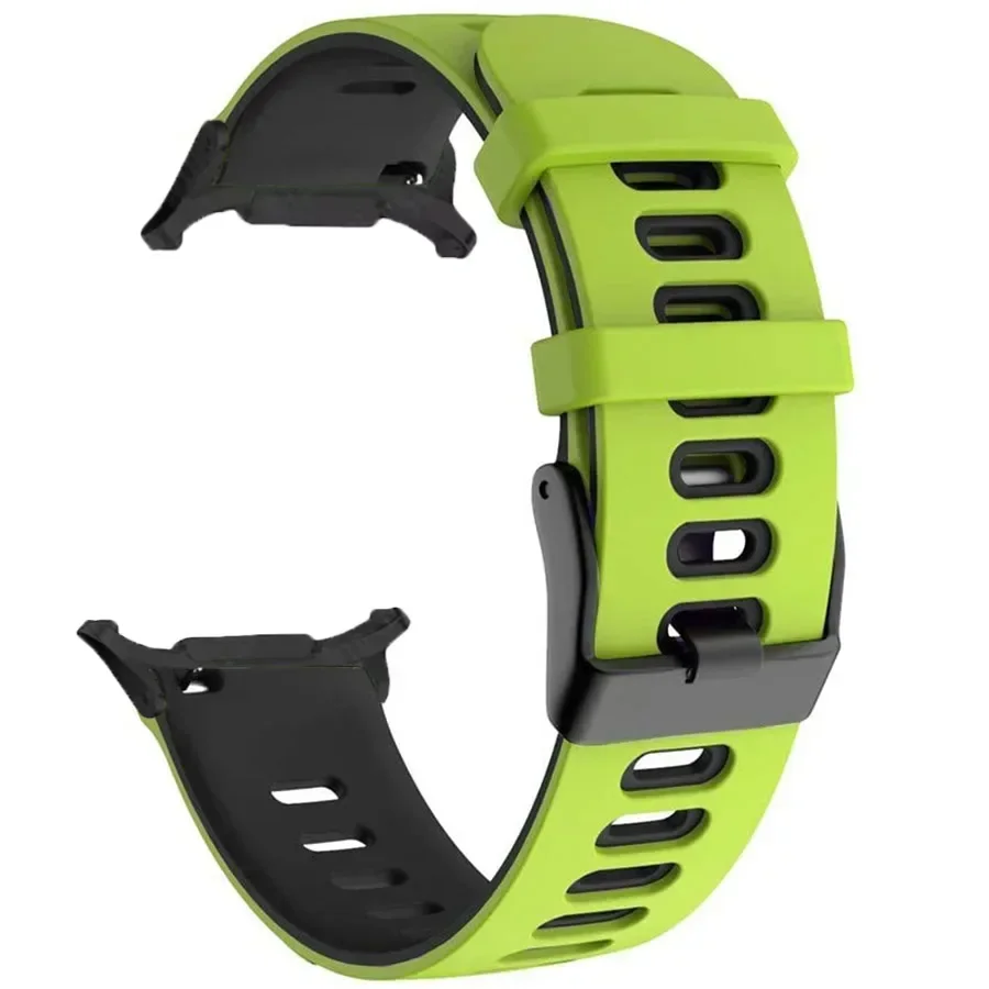 Силиконовый ремешок для Samsung Galaxy Watch Ultra 47 мм, двухцветный браслет для Samsung Galaxy Watch 7 Ultra Belt Wristband Correa