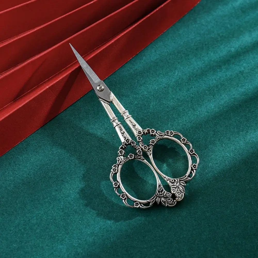 Vintage Plum Cut Stainless Steel Home Cut Window Cut Yarn Hand Tailor Cross Stitch Tea Bag Office Scissors — zdjęcie 7