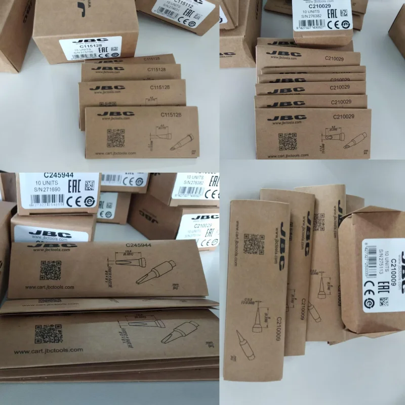 Original JBC C115 Cartridges Soldering Iron Tips High Precision Rework Fit NT115-A Handle Pen Nano NANE/NASE Soldering Station