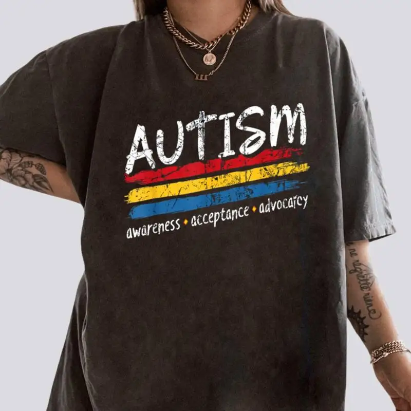 

Autism Awareness Apparel Support Acceptance Advocacy T Shirt April Month Outfit Matching Family Speech Therapy