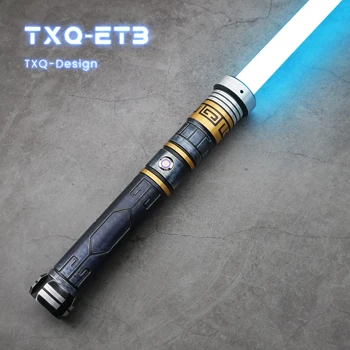 CrucQSAtextures-Sabre laser RVB ET3, épée de saut Neo Pixel Proffie 2.2, balançoire lisse, Bl84Bluetooth FOC, 12 couleurs, laser Jedi