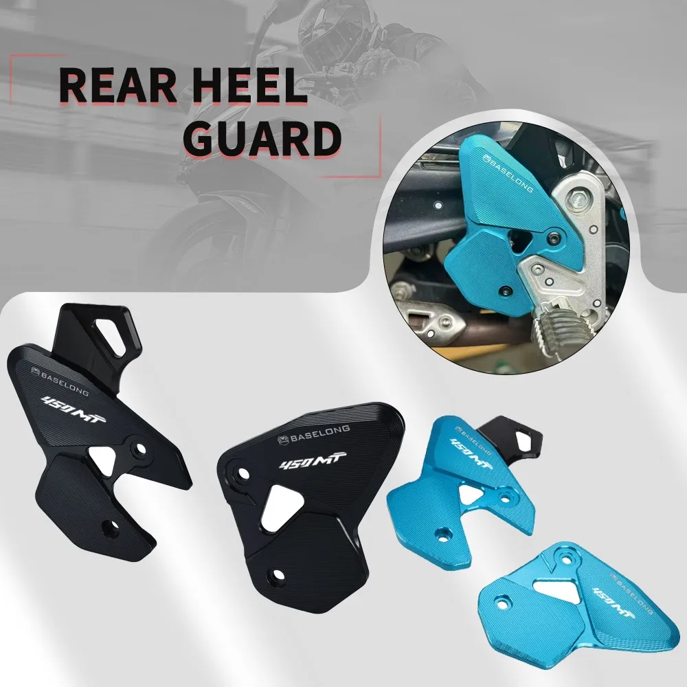 

2024 2025 For CFMOTO CF MOTO 450MT 450 MT 450 MT450 Motorcycle Accessories Pedal Guard Rear Pedal Guard Heel Plate Decorative