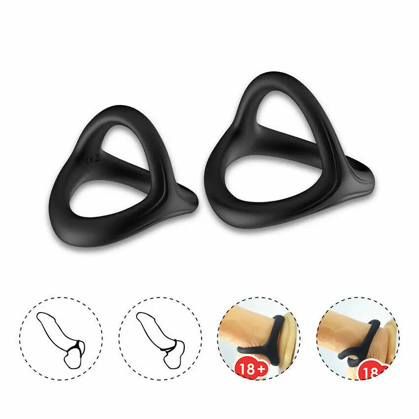 Penis Rings Triangular Y Semen Lock Ring for Men Delay Ejaculation Erection Toys for Man Dick Enlarger Ringes Adult Supplies