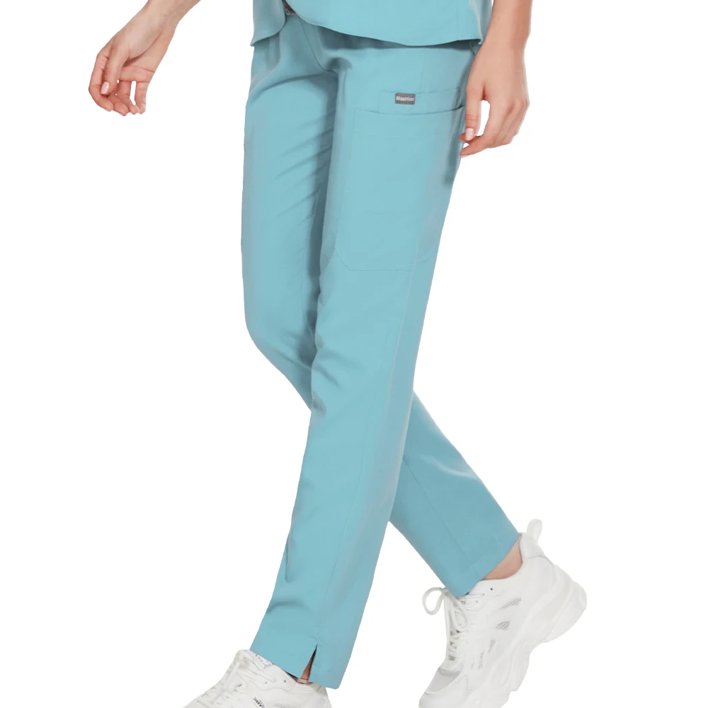 Pantalon de gIslande gris unisexe, laboratoire, animalerie, travail, générateurs, surintendant, médecin, infirmière, dentiste, uniforme, bas, accessoires médicaux