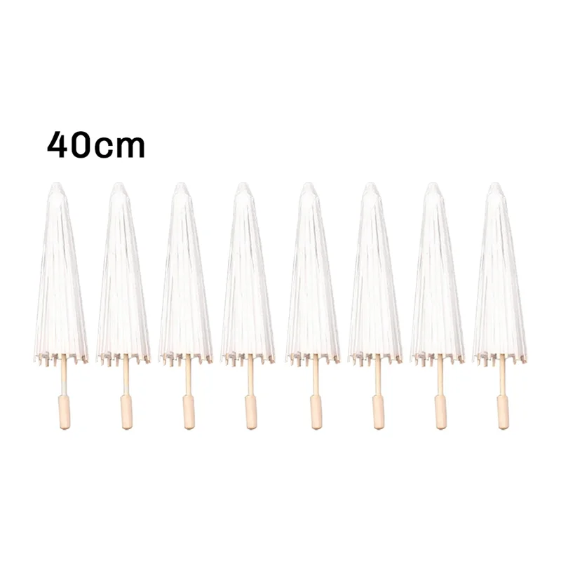 جديد-32 قطعة مظلة الزفاف الورقية حفلة لصالح 40 سنتيمتر مظلات الخيزران لحفلات الزفاف دش المركزية صور الدعائم