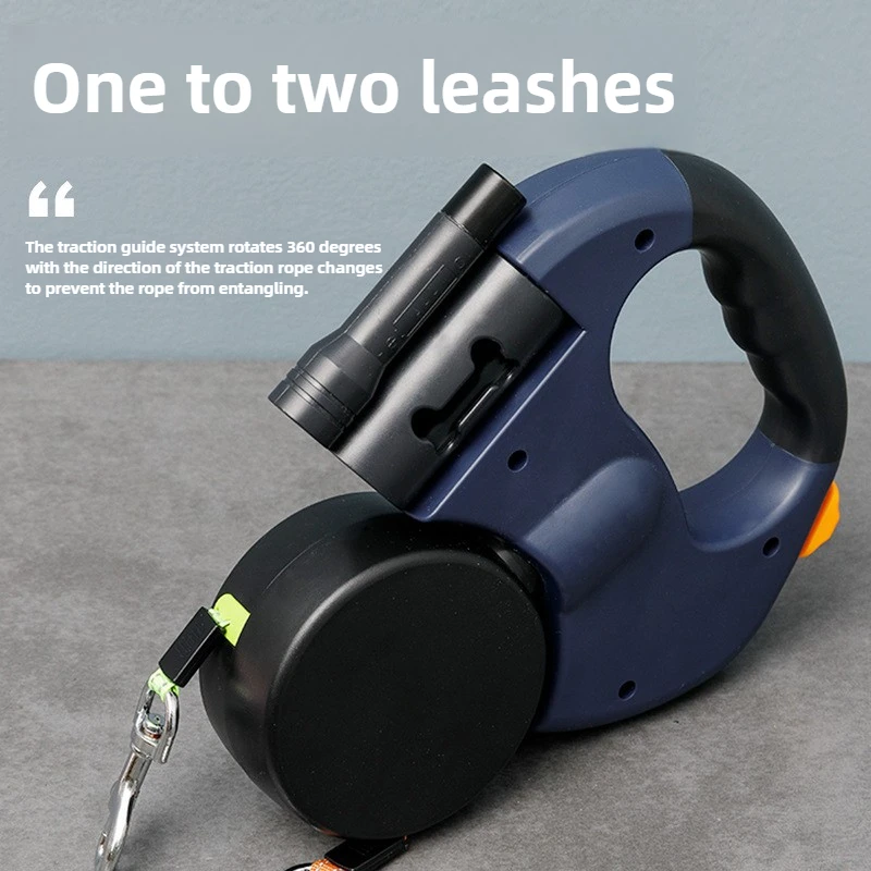 Double Retractable Dog Leash 5