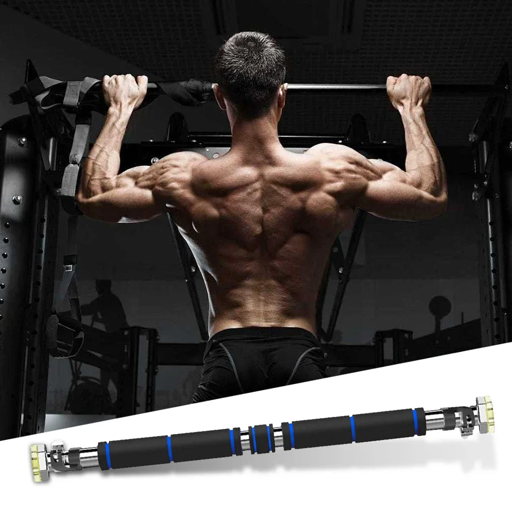 Doorway Pull Up Bar No Screws Mount Chin Up Bar Wall Mounted Upper Body Workout Bar For Home Fitness Strength Training