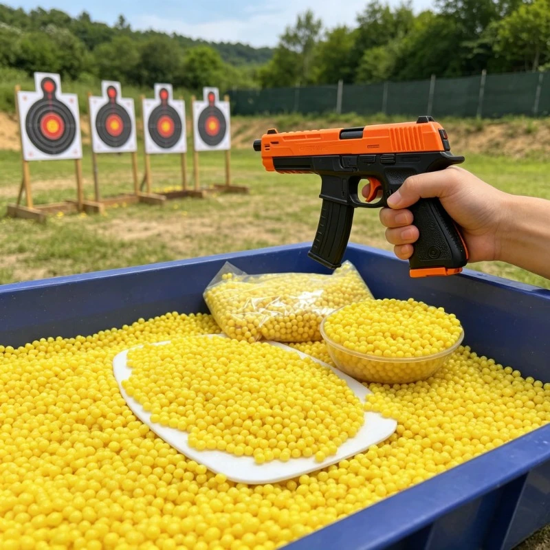 Arma de Brinquedo Estilo Tático 6MM Paintball G18 com Caixa de Puxar, M4A1, para Combate de Campo, Pistola de Bolinhas de Plástico, Espingarda, Pistola, Sniper, Bala
