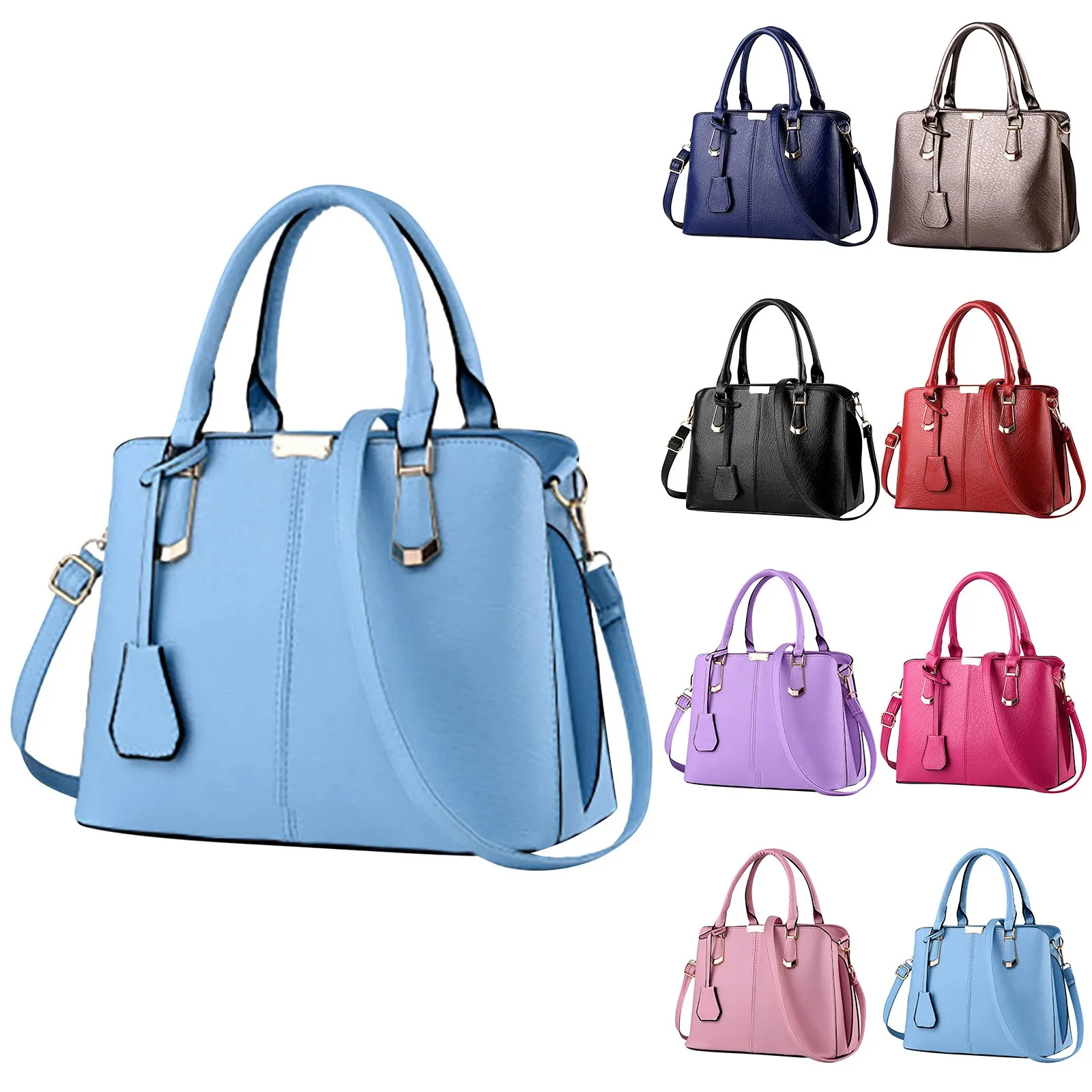 Ladies Large Tote Bag Female Square Shoulder Bags Bolsas Femininas Sac New Fashion Women PU Leather Handbags Crossbody Bags